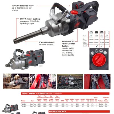W9691 Cordless Impact wrench Ingersoll Rand